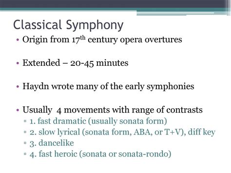 how many movements are in a haydn symphony? what is the relationship between the number of movements and the overall structure of a symphony?